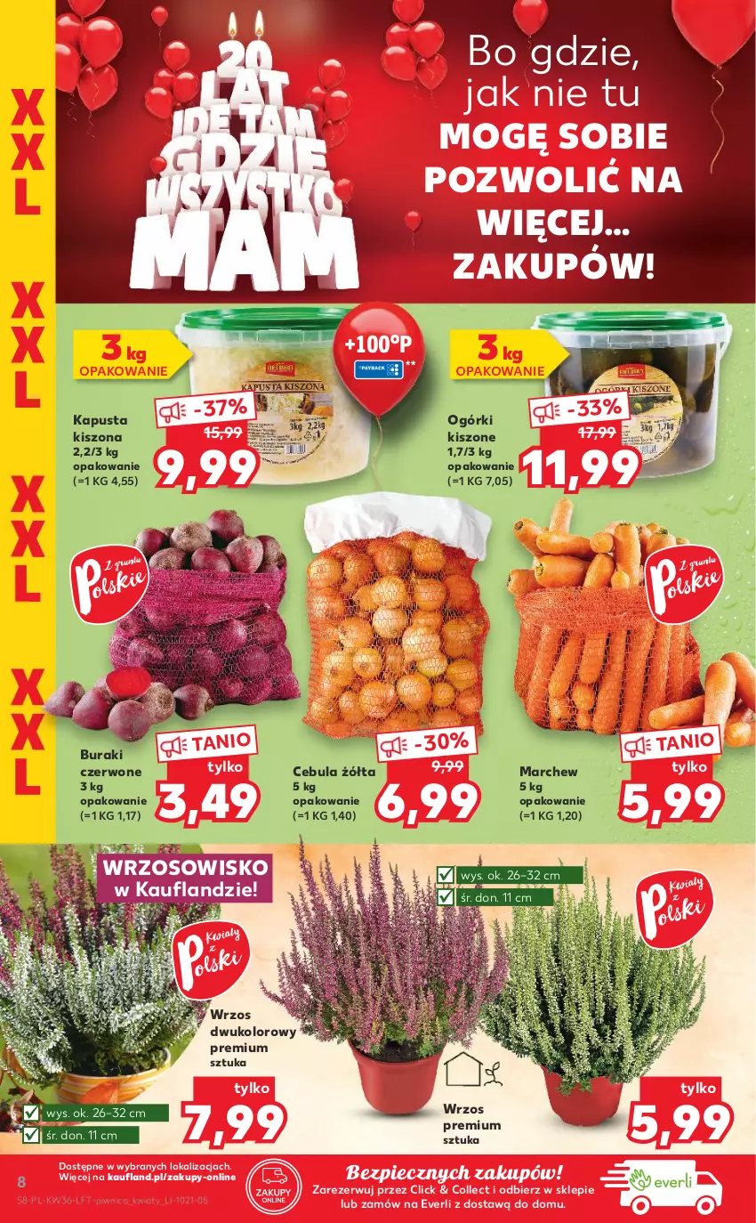 Gazetka promocyjna Kaufland - OFERTA TYGODNIA - ważna 09.09 do 15.09.2021 - strona 8 - produkty: Buraki, Cebula, Piec