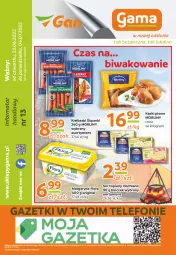 Gazetka promocyjna Gama - Gazetka Gama - Gazetka - ważna od 23.06 do 23.06.2023 - strona 12 - produkty: Piec, Ser topiony, Top, Ser, Gin, Gra, Telefon, Kęski piwne, Margaryna, Morliny, Hochland, Flora