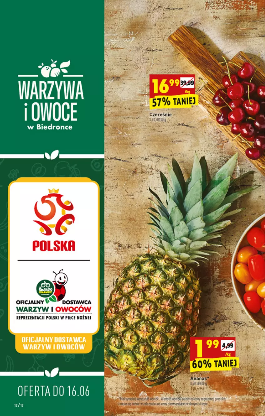 Gazetka promocyjna Biedronka - W tym tygodniu - ważna 14.06 do 19.06.2021 - strona 12 - produkty: Dron, Owoce, Warzywa, Warzywa i owoce