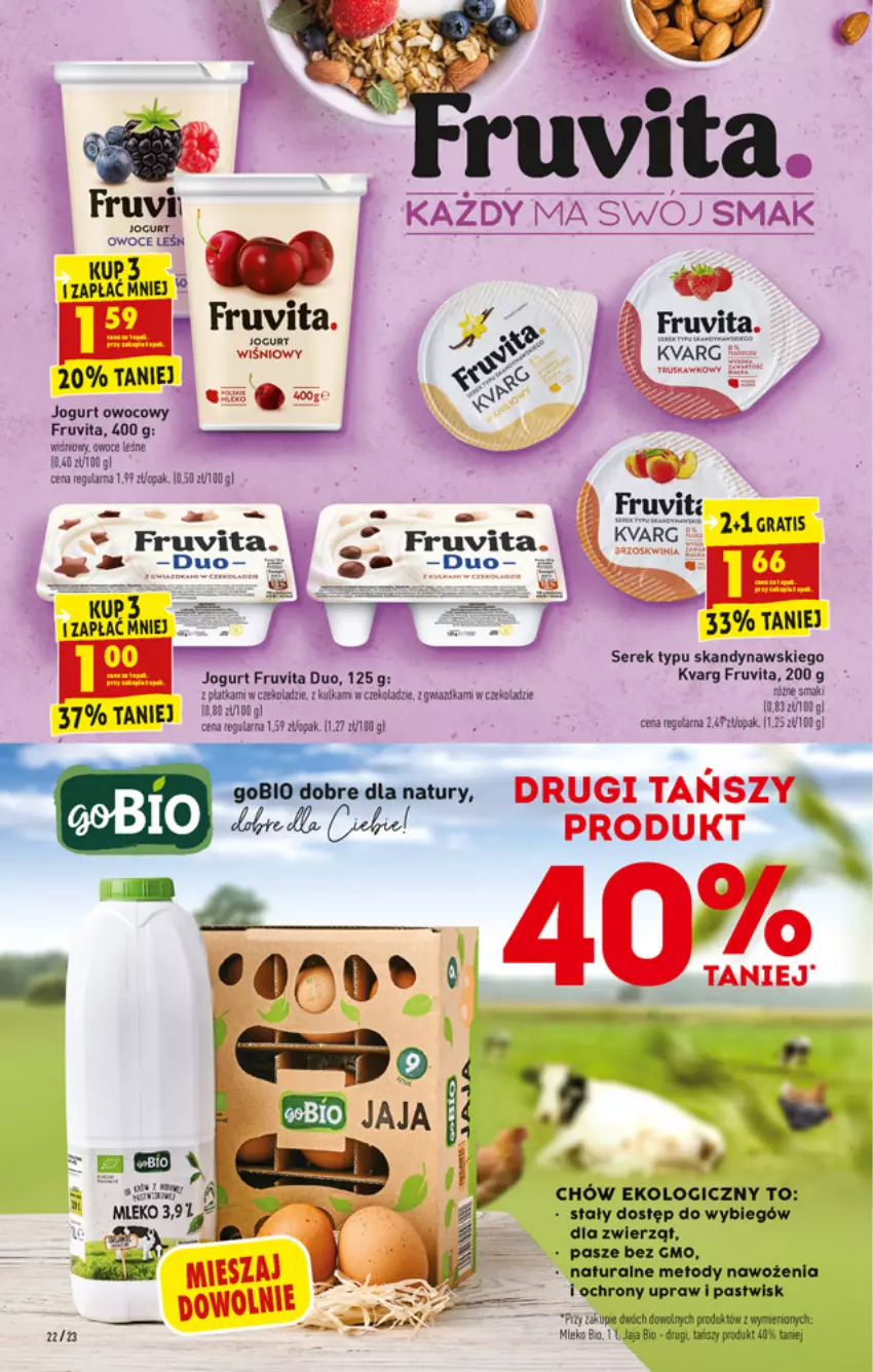 Gazetka promocyjna Biedronka - W tym tygodniu - ważna 14.06 do 19.06.2021 - strona 22 - produkty: Jaja, Jogurt, Jogurt owocowy, Mleko, Ser, Serek