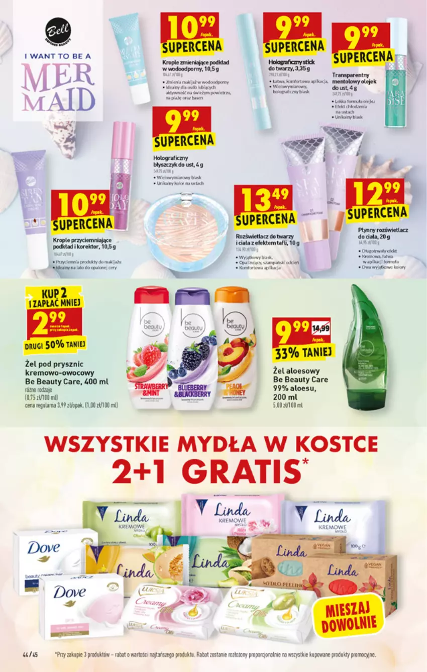 Gazetka promocyjna Biedronka - W tym tygodniu - ważna 14.06 do 19.06.2021 - strona 44 - produkty: Be Be, Błyszczyk do ust, Gra, Halo, Podkład, Por, Tran