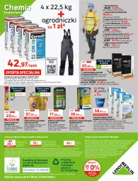 Gazetka promocyjna Leroy Merlin - Gazetka Leroy Merlin - Gazetka - ważna od 23.06 do 23.06.2022 - strona 24 - produkty: Top, Sok, Mop, Wylewka samopoziomująca, Papier, Kask, Kosz, Klej, T-shirt, Wałek, LANA, Optima, Gładź polimerowa, Rękawice, Wiadro, Zaprawa klejowa, Spodnie, Rękawice ochronne, Pokrywa, Sprzedawcy, Podkład, Ceresit, HP