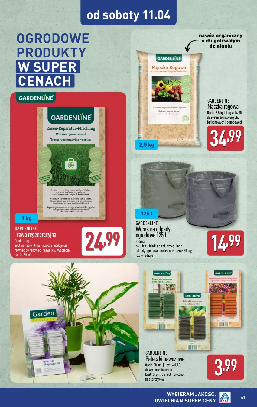 Gazetka promocyjna Aldi - Pełna oferta - ważna 07.04 do 11.04.2026 - strona 41 - produkty: Nawóz, Storczyk