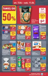 Gazetka promocyjna Aldi - Pełna oferta - Gazetka - ważna od 11.04 do 11.04.2026 - strona 11 - produkty: Cukier, Chipsy, Wawel, Wafle, Czekolada, Mysz, Ferrero, Pringles, Cukierki, Kakao, Kinder, Milka, Michałki