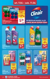 Gazetka promocyjna Aldi - Pełna oferta - Gazetka - ważna od 11.04 do 11.04.2026 - strona 24 - produkty: Clin, Kostka do wc, Płyn do mycia