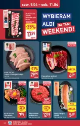 Gazetka promocyjna Aldi - Pełna oferta - Gazetka - ważna od 11.04 do 11.04.2026 - strona 34 - produkty: Mięso mielone, Tatar wołowy, Mięsne specjały, Pręga wołowa, Mięso