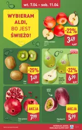 Gazetka promocyjna Aldi - Pełna oferta - Gazetka - ważna od 11.04 do 11.04.2026 - strona 5 - produkty: Gra, Granat, Kiwi, Gruszki, Jabłka