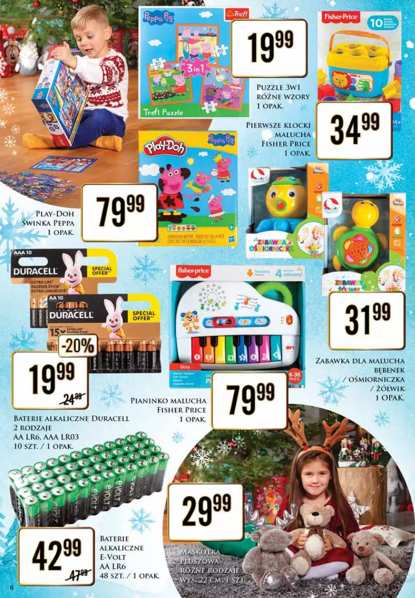 Gazetka promocyjna Dino - Gazetka - ważna 28.11 do 11.12.2022 - strona 6 - produkty: Baterie alkaliczne, Duracell, Inka, Play-Doh, Puzzle, Zabawka