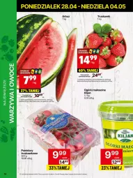 Gazetka promocyjna Delikatesy Centrum - Franczyza DC18 Poniedziałek - Gazetka - ważna od 04.05 do 04.05.2025 - strona 14 - produkty: Warzywa, Rum, Truskawki, Warzywa i owoce, Dron, Owoce, Arbuz, Pomidory