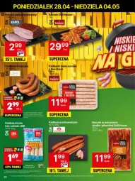 Gazetka promocyjna Delikatesy Centrum - Franczyza DC18 Poniedziałek - Gazetka - ważna od 04.05 do 04.05.2025 - strona 20 - produkty: Rum, Kiełbasa podwawelska, Wawel, Dron, Boczek, Kiełbasa biała, Grill, Kiełbasa