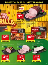 Gazetka promocyjna Delikatesy Centrum - Franczyza DC18 Poniedziałek - Gazetka - ważna od 04.05 do 04.05.2025 - strona 21 - produkty: Chrzan, Sok, BIC, Sokołów, Szynka