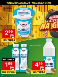 Gazetka promocyjna Delikatesy Centrum - Franczyza DC18 Poniedziałek - Gazetka - ważna od 04.05 do 04.05.2025 - strona 22 - produkty: Kefir