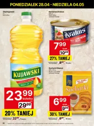 Gazetka promocyjna Delikatesy Centrum - Franczyza DC18 Poniedziałek - Gazetka - ważna od 04.05 do 04.05.2025 - strona 30 - produkty: Krakus, Kujawski, Ser, Rum, Olej