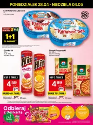Gazetka promocyjna Delikatesy Centrum - Franczyza DC18 Poniedziałek - Gazetka - ważna od 04.05 do 04.05.2025 - strona 36 - produkty: Ciastka, Chrupki, Lody, Przysnacki