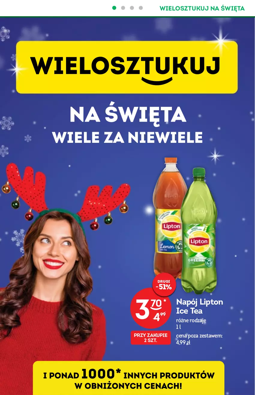 Gazetka promocyjna Żabka - ważna 24.11 do 30.12.2021 - strona 16 - produkty: Ice tea, Lipton, Napój