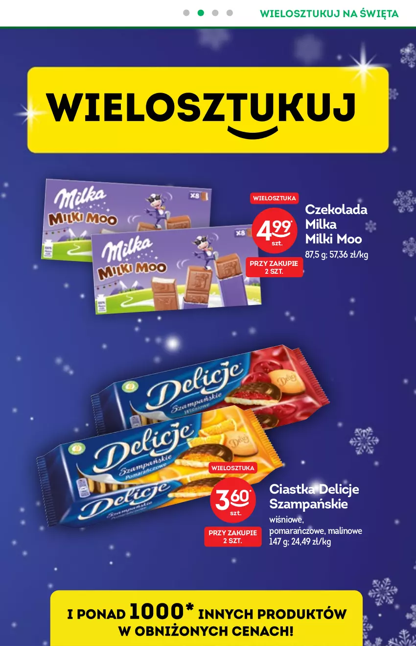 Gazetka promocyjna Żabka - ważna 24.11 do 30.12.2021 - strona 17 - produkty: Ciastka, Czekolada, Delicje, Milka