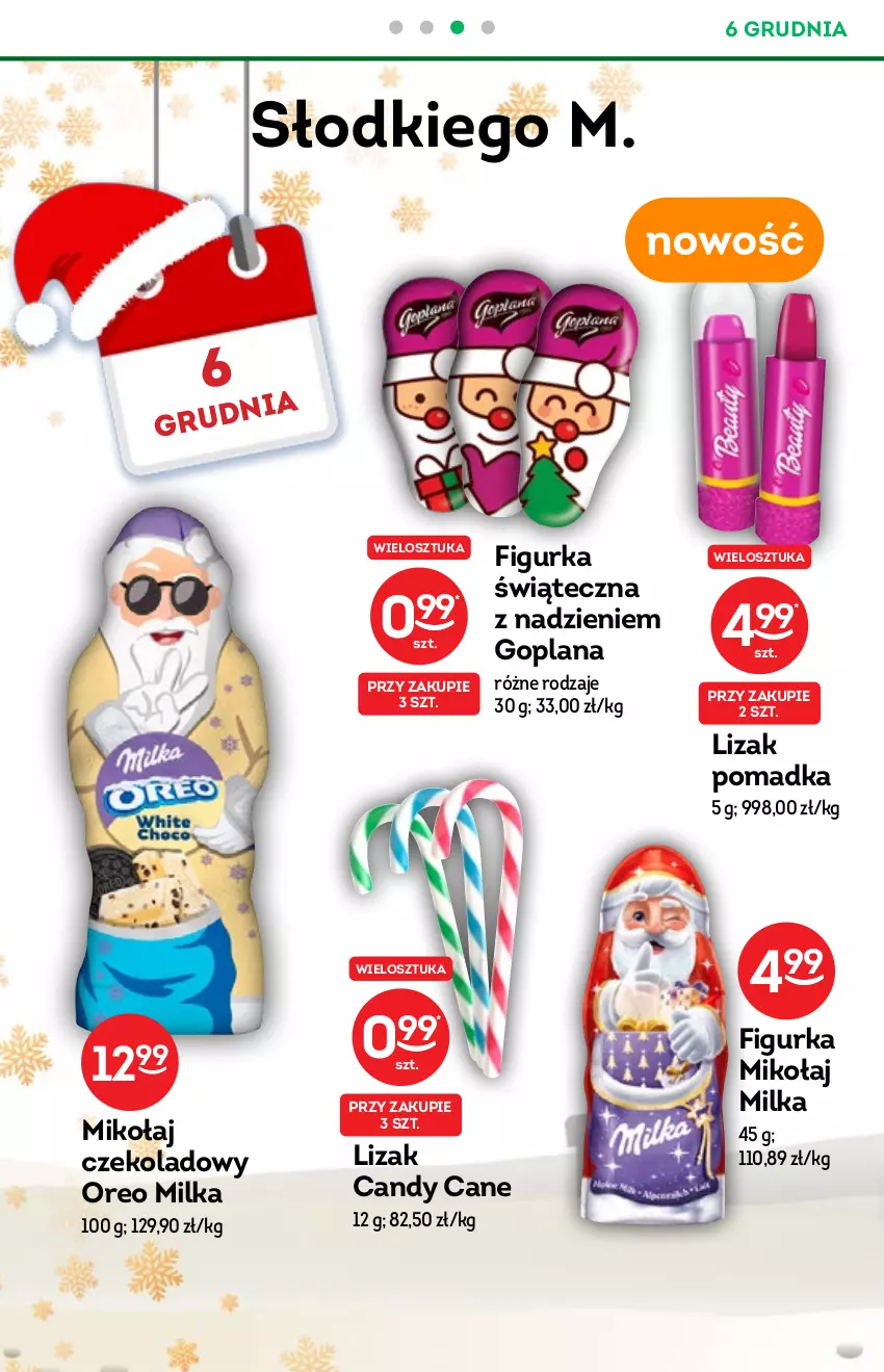 Gazetka promocyjna Żabka - ważna 24.11 do 30.12.2021 - strona 22 - produkty: Candy, Goplana, LANA, Milka, Oreo