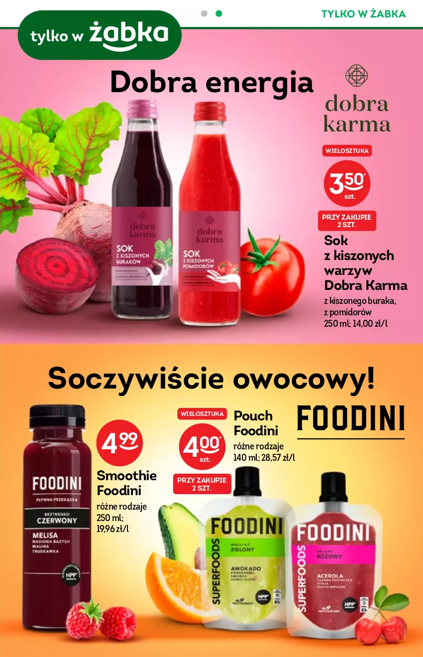 Gazetka promocyjna Żabka - ważna 24.11 do 30.12.2021 - strona 38 - produkty: Smoothie, Sok, Sok z kiszonych warzyw