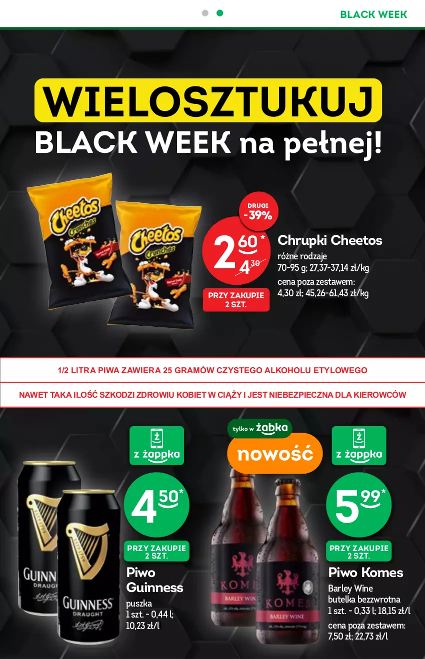 Gazetka promocyjna Żabka - ważna 24.11 do 30.12.2021 - strona 5 - produkty: Cheetos, Chrupki, Gra, Lack, Piec, Piwa, Piwo