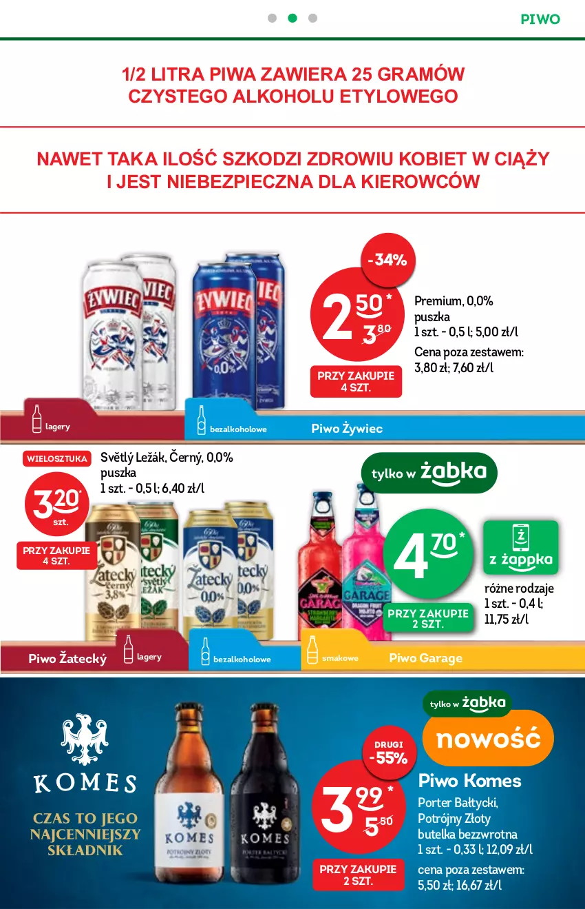 Gazetka promocyjna Żabka - ważna 24.11 do 30.12.2021 - strona 9 - produkty: Gra, Piec, Piwa, Piwo, Por