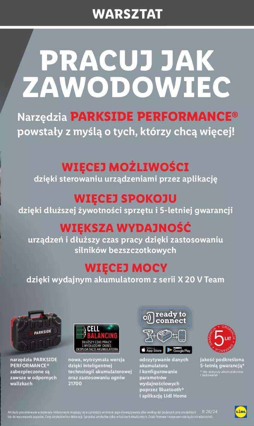 Gazetka promocyjna Lidl - GAZETKA - ważna 24.06 do 29.06.2024 - strona 35 - produkty: Akumulator, Intel, Parkside, Piec, Por, Ser, Walizka