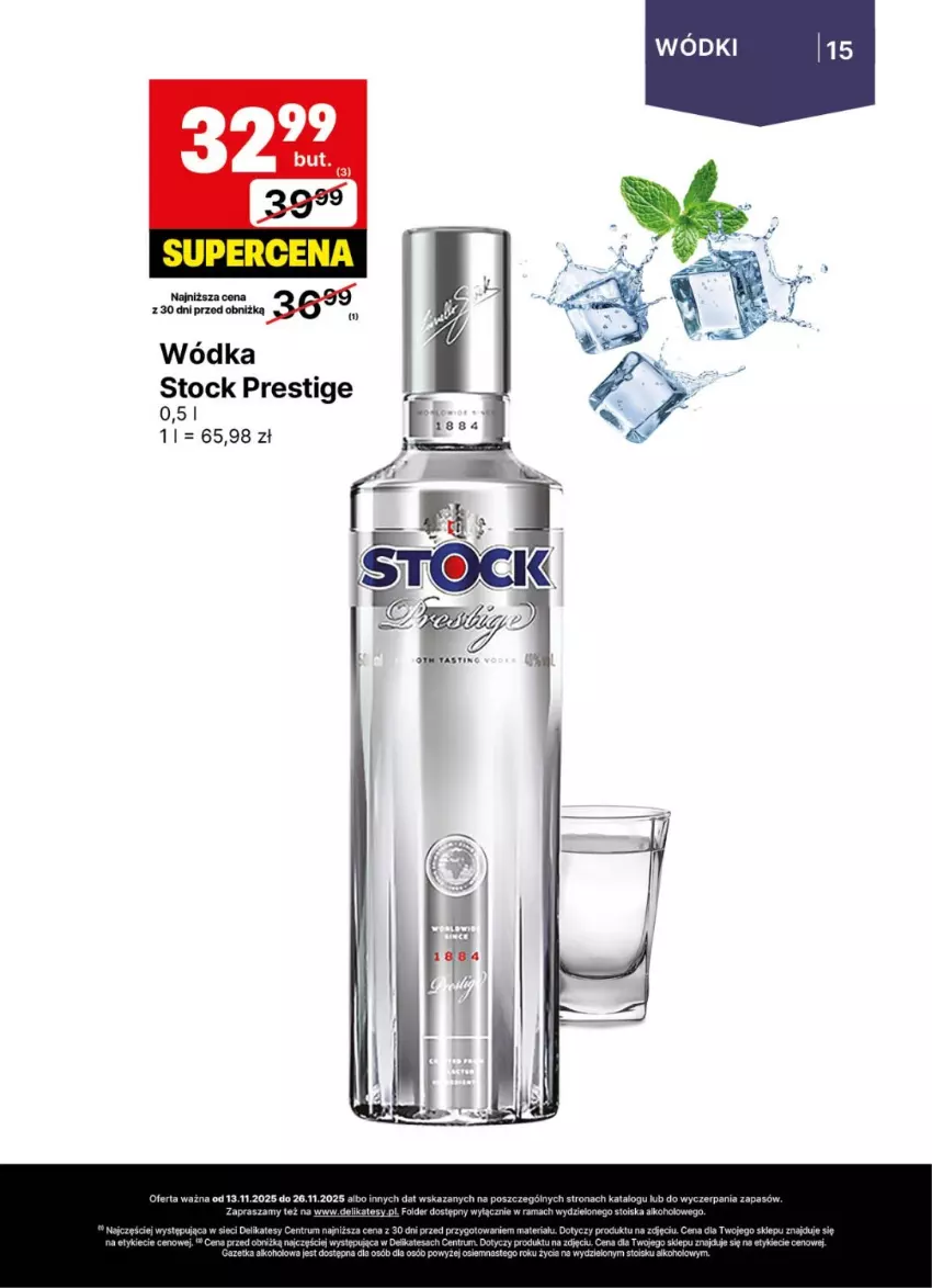 Gazetka promocyjna Delikatesy Centrum - Delibarek DC46-DC47 - ważna 13.11 do 26.11.2025 - strona 15 - produkty: Rama, Rum, Stock