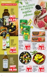 Gazetka promocyjna Kaufland - Dodatek WIELKANOC - Gazetka - ważna od 03.04 do 03.04.2021 - strona 8 - produkty: Tortelloni, Ser, Gin, Gra, Rio Mare, Oliwki, Costa d'Oro, Pellet, Tuńczyk, Feta, Oliwa z oliwek, Monini, Oliwki czarne, Szpinak