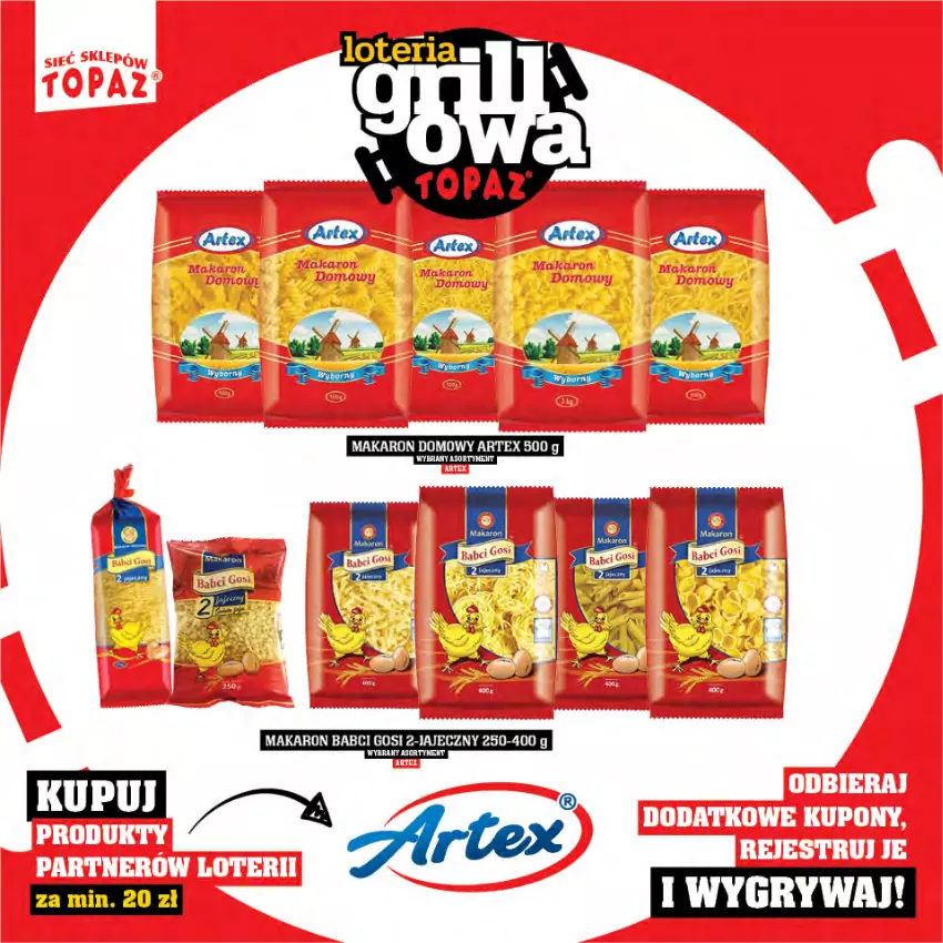 Gazetka promocyjna Topaz - Gazetka - ważna 25.04 do 15.06.2025 - strona 22 - produkty: Gry, Makaron