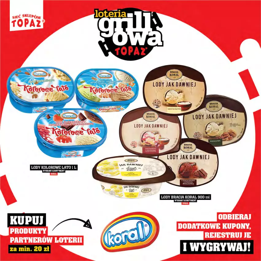 Gazetka promocyjna Topaz - Gazetka - ważna 25.04 do 15.06.2025 - strona 40 - produkty: LG, Lody