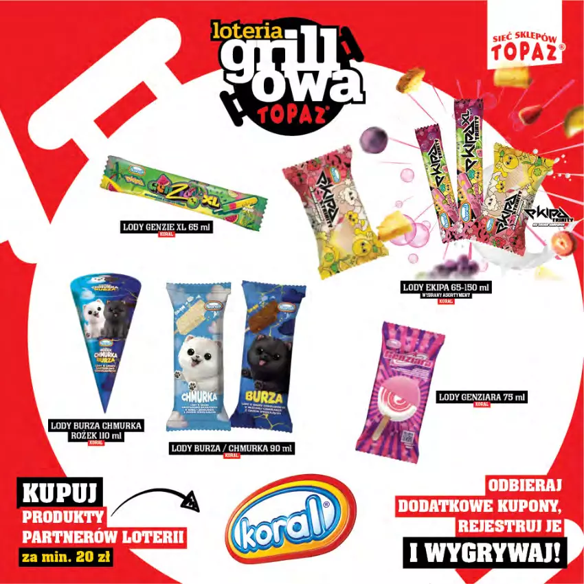 Gazetka promocyjna Topaz - Gazetka - ważna 25.04 do 15.06.2025 - strona 43 - produkty: Lody, Tera