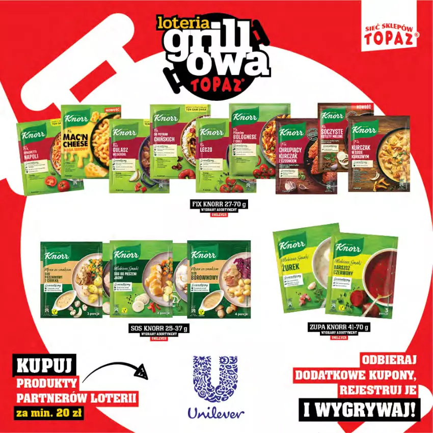 Gazetka promocyjna Topaz - Gazetka - ważna 25.04 do 15.06.2025 - strona 57 - produkty: Gry, Knorr, Wiko, Zupa
