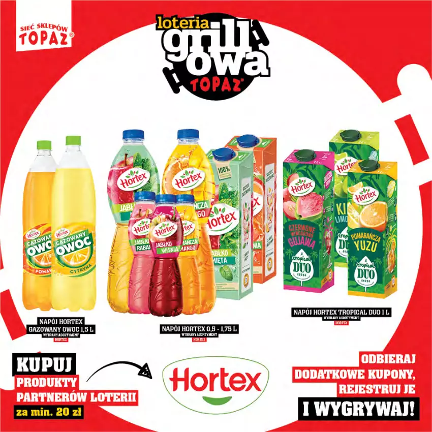 Gazetka promocyjna Topaz - Gazetka - ważna 25.04 do 15.06.2025 - strona 66 - produkty: Hortex, Napój