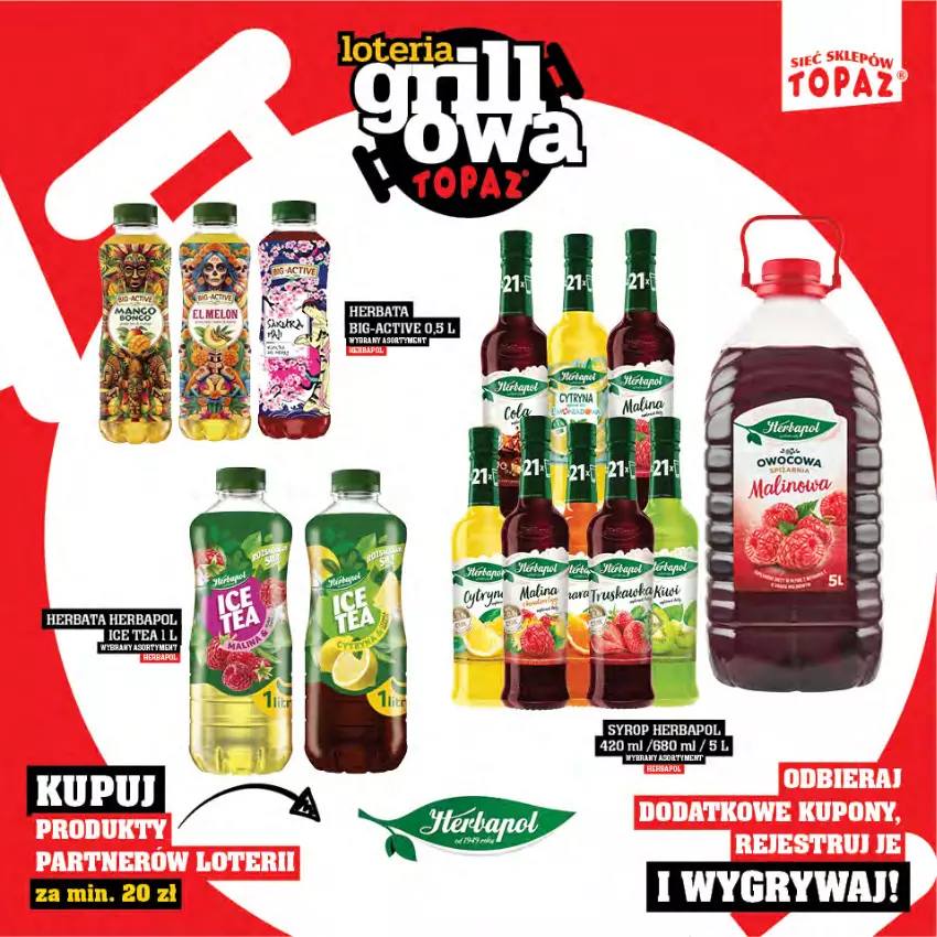 Gazetka promocyjna Topaz - Gazetka - ważna 25.04 do 15.06.2025 - strona 75 - produkty: Gry, Herbapol, Herbata, Syrop