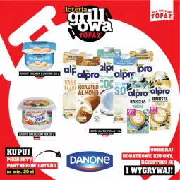 Gazetka promocyjna Topaz - Gazetka - Gazetka - ważna od 15.06 do 15.06.2025 - strona 17 - produkty: Calcium, Gry, Danone, Jogurt, Alpro, Napój