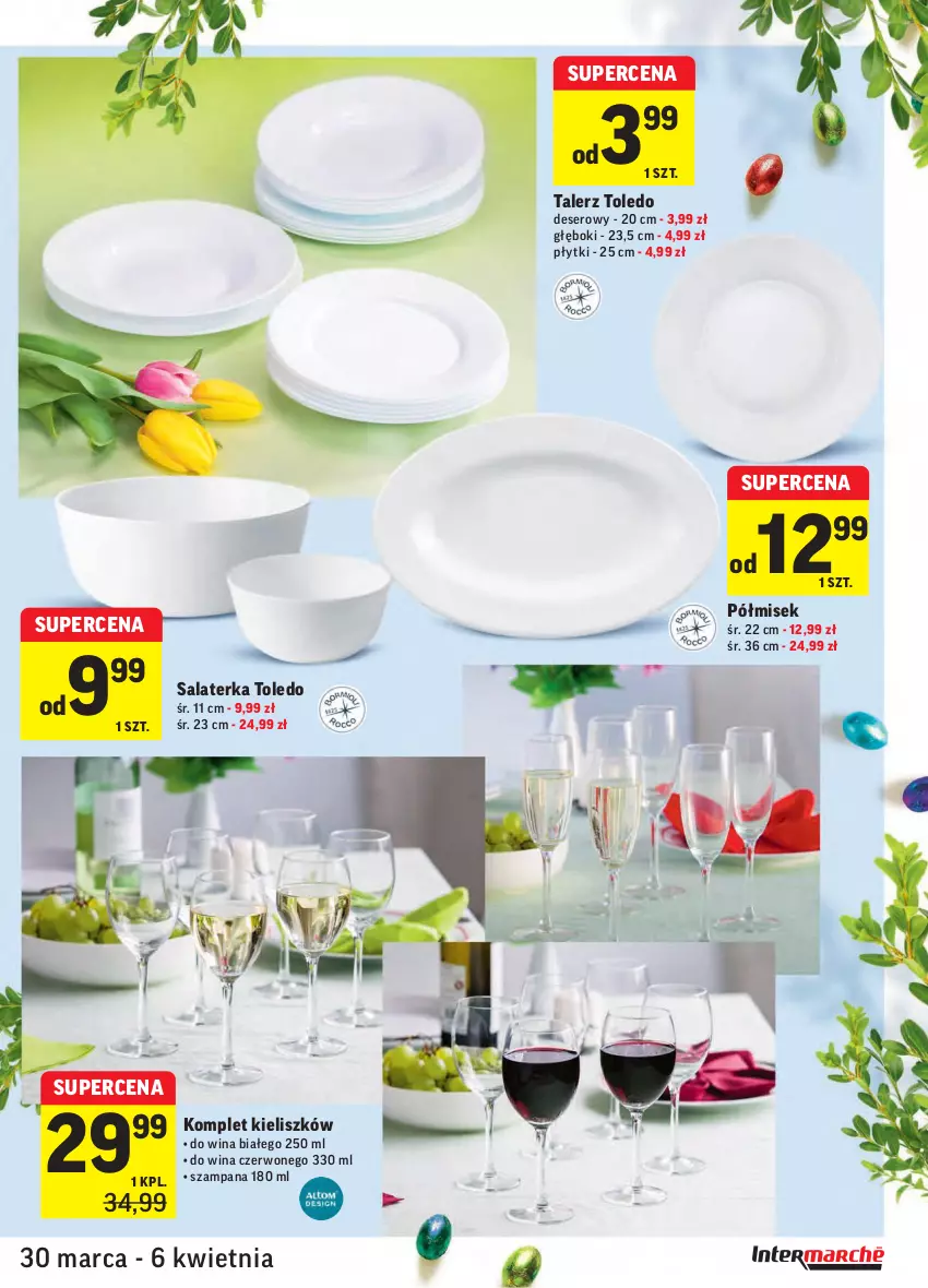 Gazetka promocyjna Intermarche - Wielkanoc - ważna 30.03 do 06.04.2021 - strona 47 - produkty: Deser, Salaterka, Ser, Talerz