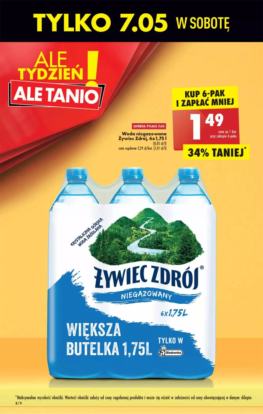 Gazetka promocyjna Biedronka - W tym tygodniu  PL - ważna 04.05 do 07.05.2022 - strona 8 - produkty: LG, Sok, Woda, Woda niegazowana