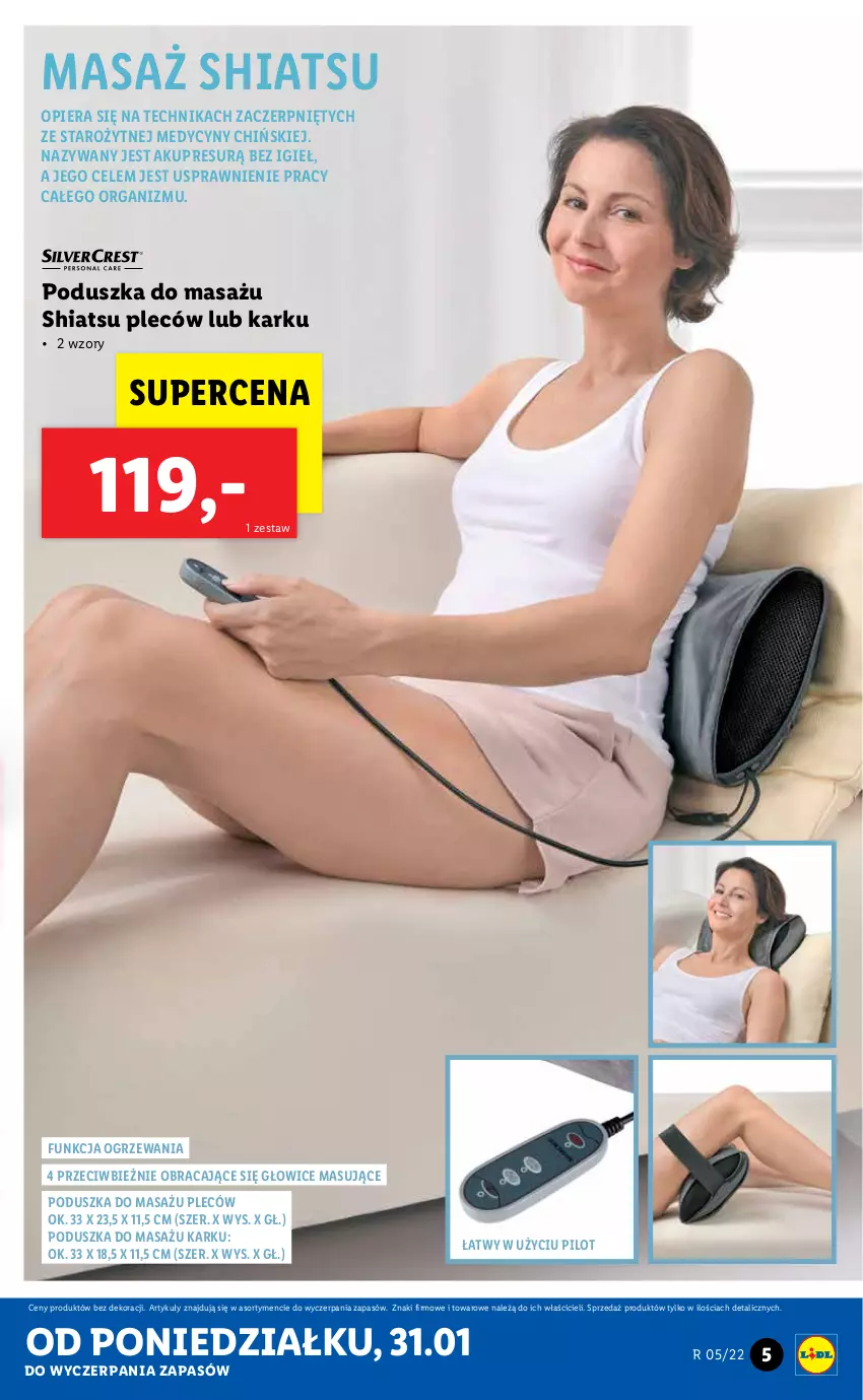 Gazetka promocyjna Lidl - GAZETKA - ważna 31.01 do 05.02.2022 - strona 5 - produkty: Poduszka