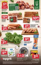 Gazetka promocyjna Stokrotka - Supermarket - Gazetka - ważna od 24.07 do 24.07.2024 - strona 8 - produkty: Kurczak, Sałatka, Warzywa, Top, Sok, Mus, Sałata masłowa, Sokołów, Sałat, Morliny, Boczek, Owoce, Grill, Masło, Kiełbasa, Mięso, Fa