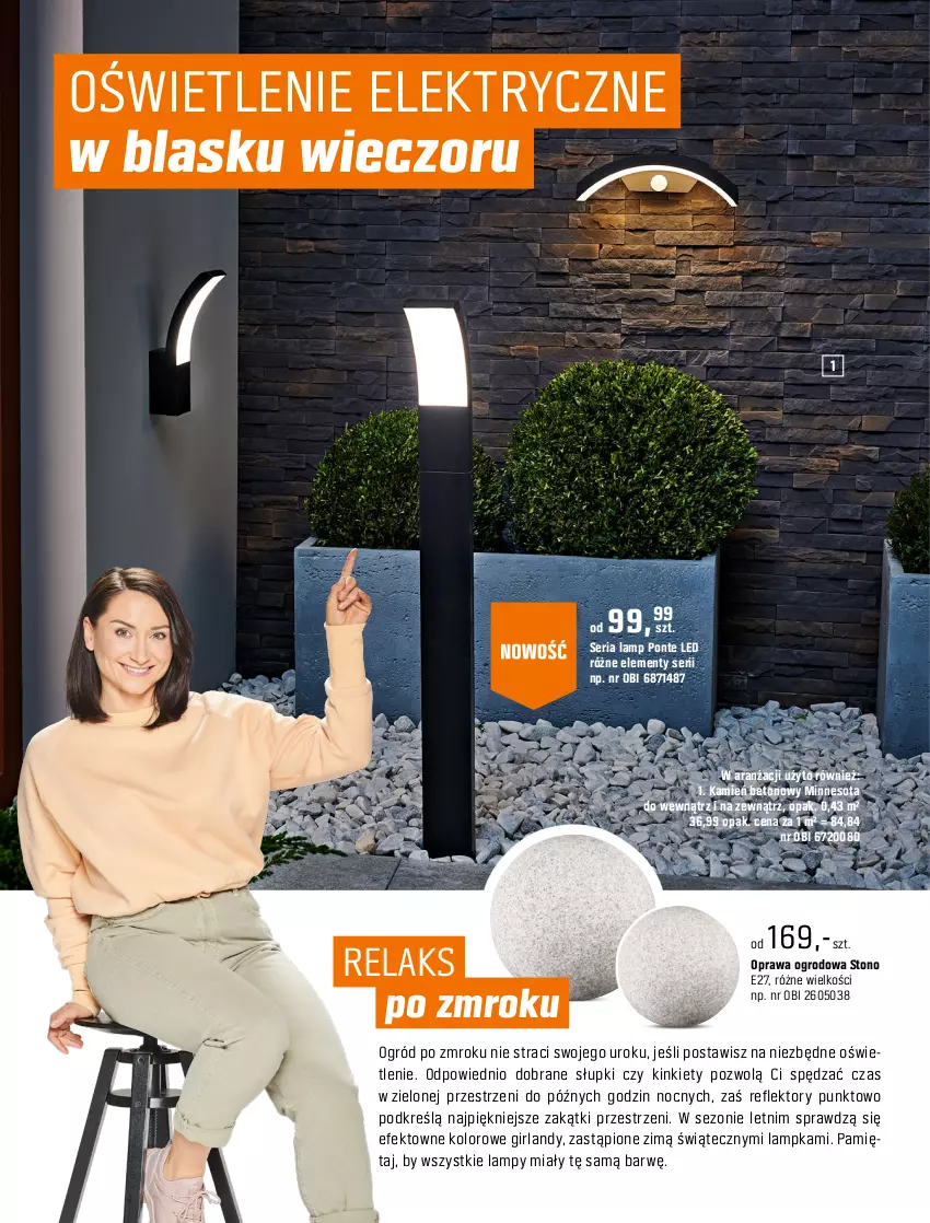 Gazetka promocyjna Obi - Gazetka OBI - ważna 30.03 do 31.10.2022 - strona 64 - produkty: Drzwi, Gra, Mięta, Ogród, Reflektor, Ser