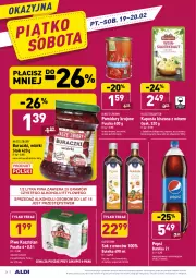 Gazetka promocyjna Aldi - ALE! CENA - Gazetka - ważna od 20.02 do 20.02.2021 - strona 24 - produkty: Piwa, Piwo, Buraczki, Klostergarten, Sok, Ser, Gra, Oleofarm, Kasztelan, Tera, Pepsi, Napój gazowany, King’s Crown, Napój, Oleo, Pomidory, Pomidory krojone, Fa