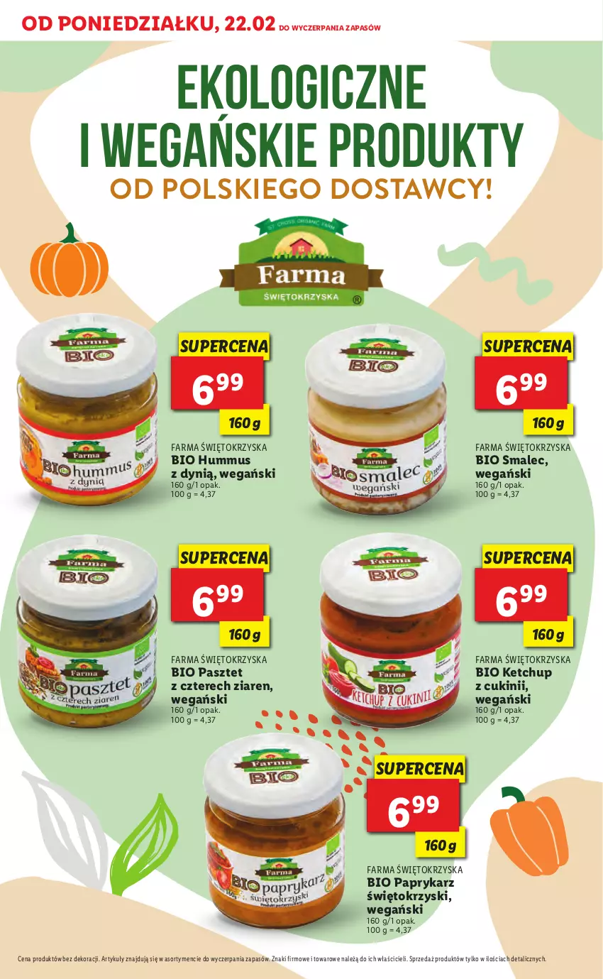 Gazetka promocyjna Lidl - TYDZIEŃ BIOHATERSKI - ważna 22.02 do 27.02.2021 - strona 13 - produkty: Dynią, Fa, Hummus, Ketchup, Mus, Papryka, Paprykarz, Pasztet, Smalec