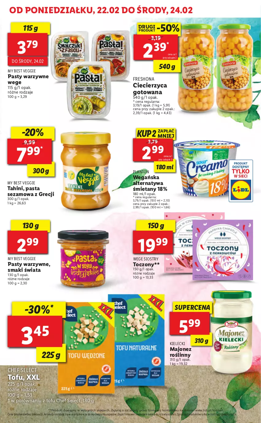 Gazetka promocyjna Lidl - TYDZIEŃ BIOHATERSKI - ważna 22.02 do 27.02.2021 - strona 29 - produkty: Majonez, Por, Sezam, Tofu