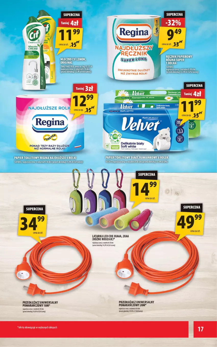 Gazetka promocyjna Arhelan - Gazetka - ważna 04.07 do 13.07.2025 - strona 17 - produkty: Gin, Latarka, Latarka LED, Papier, Papier toaletowy, Ręcznik, Rolki, Rum, Tarka