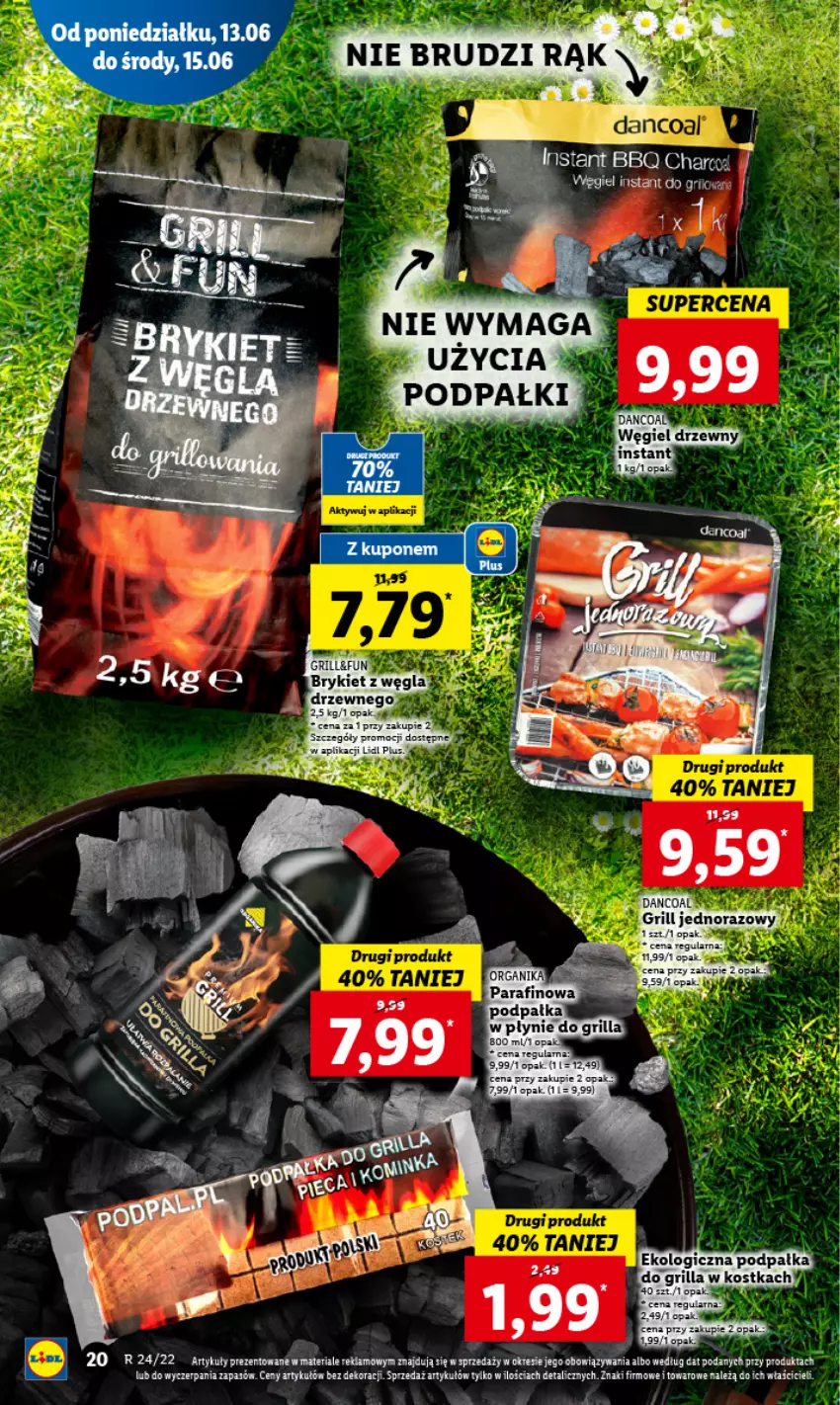 Gazetka promocyjna Lidl - GAZETKA - ważna 13.06 do 15.06.2022 - strona 20 - produkty: LG, Węgiel drzewny