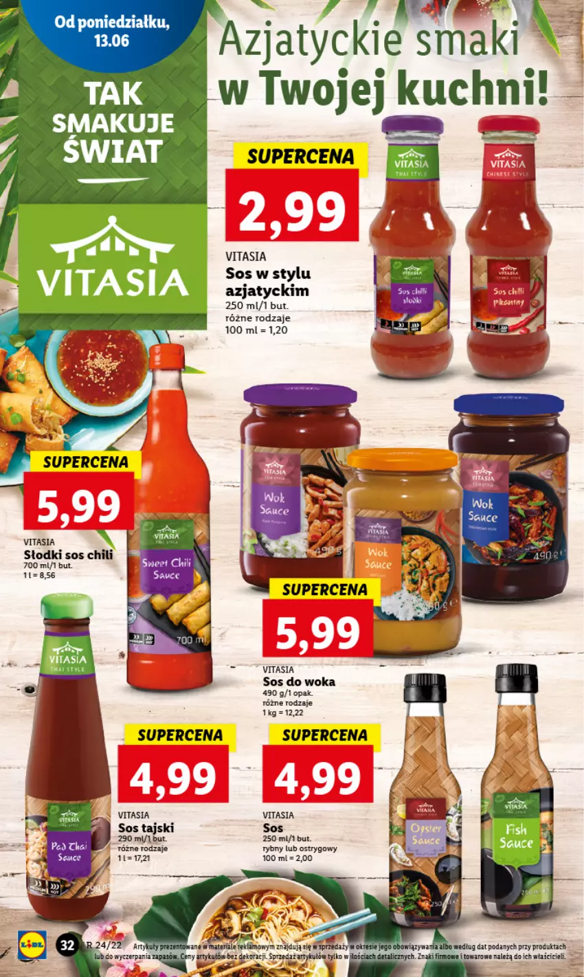 Gazetka promocyjna Lidl - GAZETKA - ważna 13.06 do 15.06.2022 - strona 32 - produkty: Fa, Sos, Sos tajski