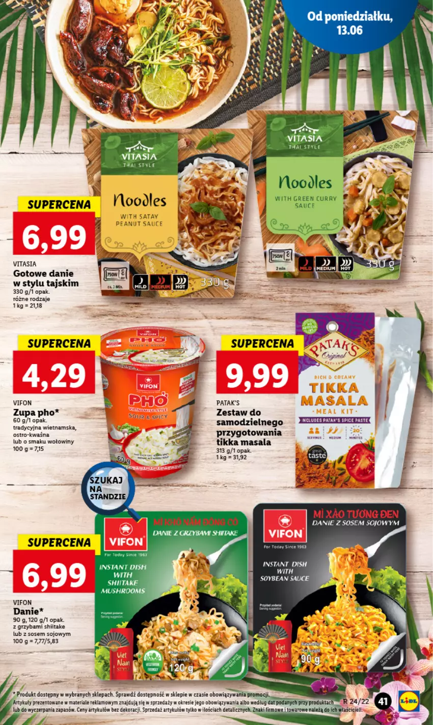 Gazetka promocyjna Lidl - GAZETKA - ważna 13.06 do 15.06.2022 - strona 41 - produkty: Mus, Patak's, Sos, Zupa