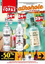 Gazetka promocyjna Topaz - Gazetka - Gazetka - ważna od 31.07 do 31.07.2026 - strona 3 - produkty: Top, Gin, Wódka, Stock, Krupnik