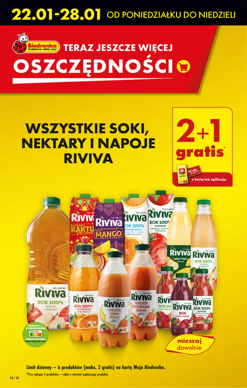 Gazetka promocyjna Biedronka - Od poniedzialku - ważna 22.01 do 27.01.2024 - strona 12 - produkty: Dron, Gra, Napoje, Nektar, Ser, Sok