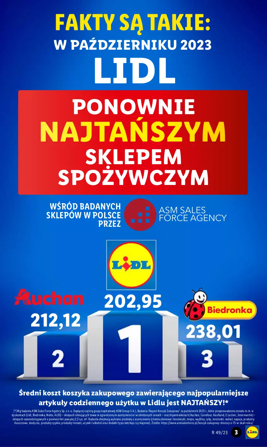 Gazetka promocyjna Lidl - GAZETKA - ważna 07.12 do 10.12.2023 - strona 3 - produkty: Dron, Fa, Gra, Ketchup, Kosz, Majonez, Mięso, Napoje, Por