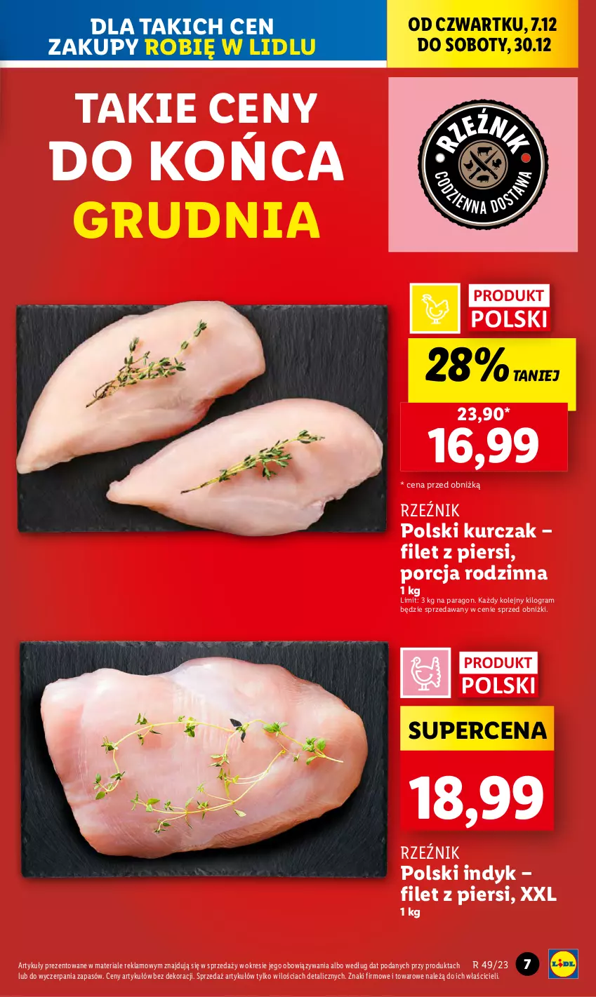 Gazetka promocyjna Lidl - GAZETKA - ważna 07.12 do 10.12.2023 - strona 7 - produkty: Gra, Kurczak, Olej, Por